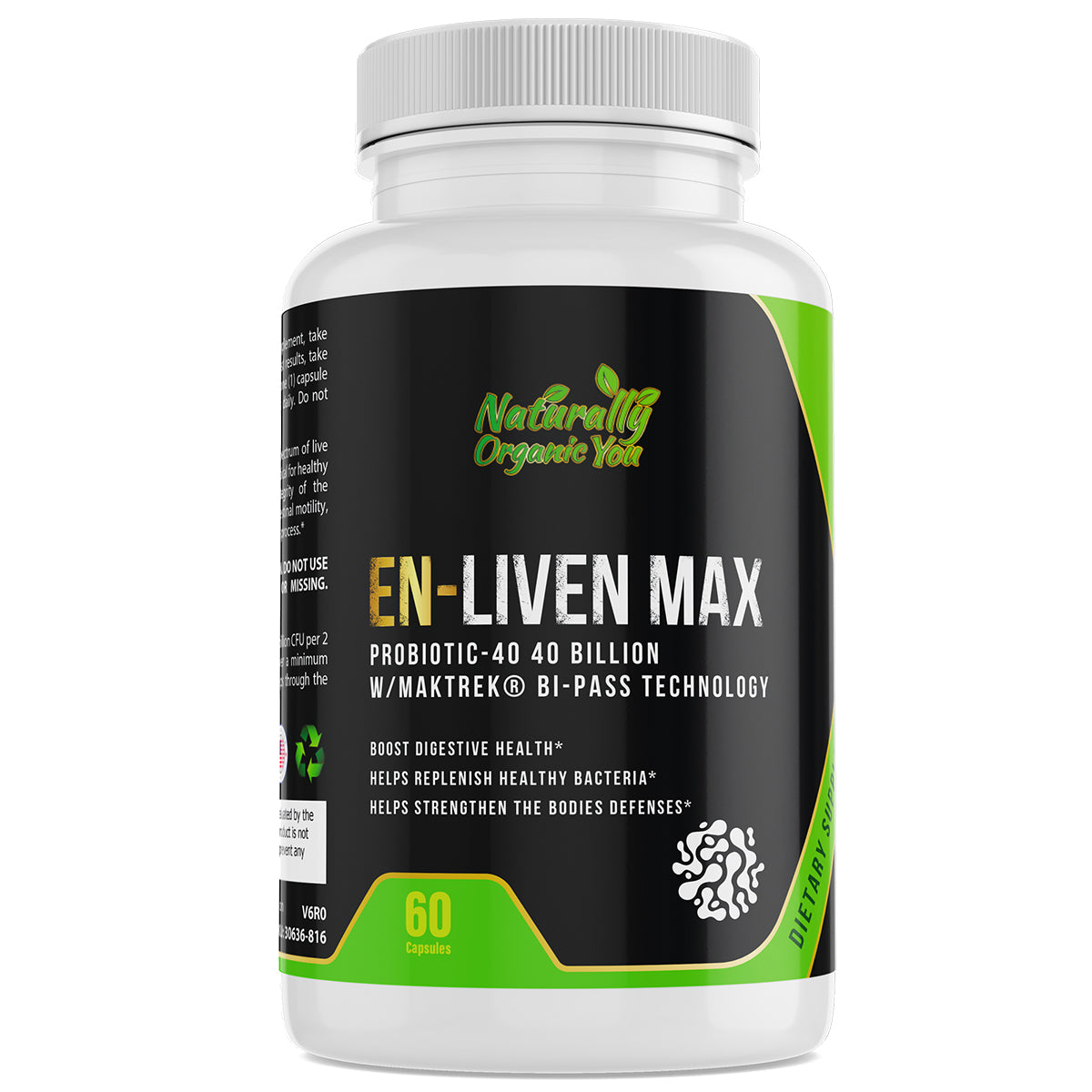 ENLIVEN MAX (40 Billion Probiotics w Maktrek Bi Pass Technology)